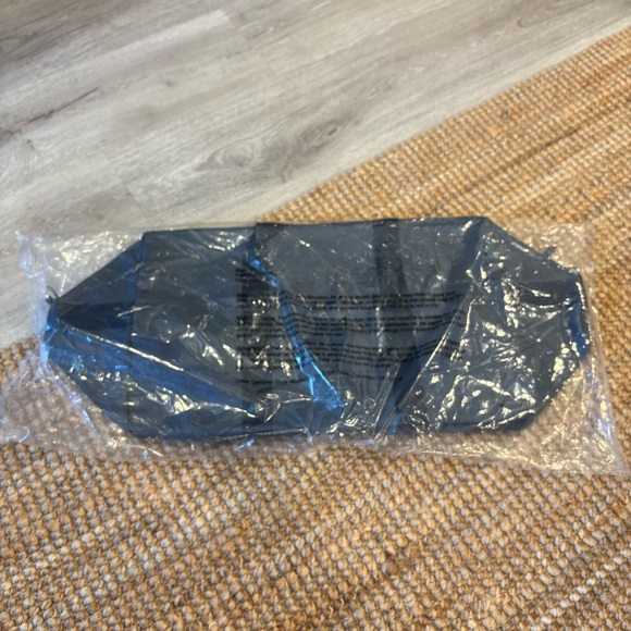 DSW Navy Blue Striped Weekender Bag - Picture 3 of 3